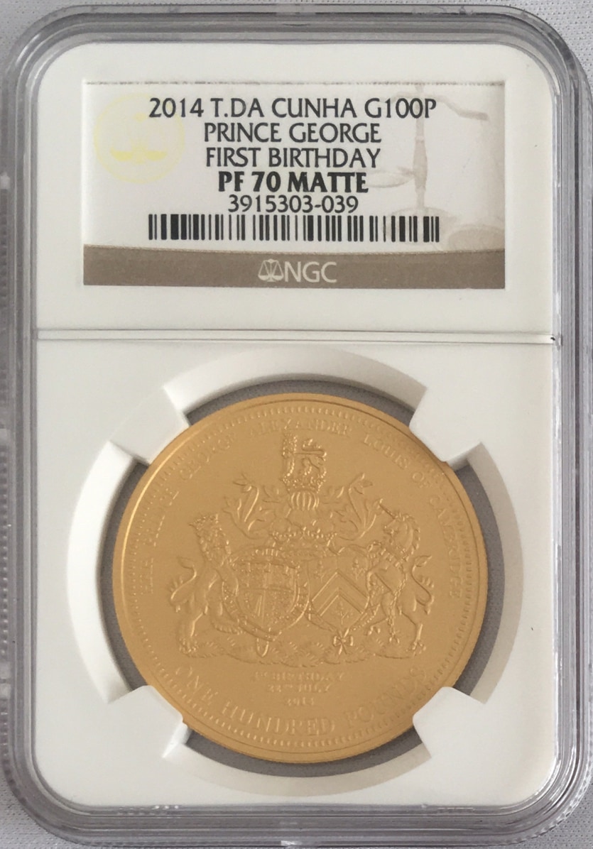 2014年 グレートブリテン領 トリスタンダクーニャ島 ジョージ王子生誕1