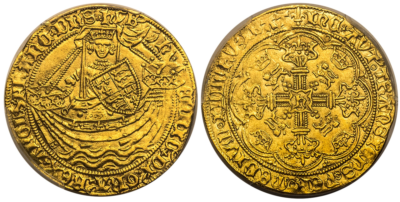 動画あり】アンティークコイン グレートブリテン ヘンリー6世(First Reign, 1422-1461)ゴールド ノーブル（ 1422-1430）  MS62 PCGS | 欧州コインを探す | | アンティークコイン金貨専門のゴールドコイン,