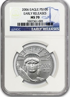 2003W アメリカン イーグル プラチナコイン　プルーフ　100ドル　1オンス 2003W アメリカン イーグル プラチナコインプルーフ100ドル1オンス