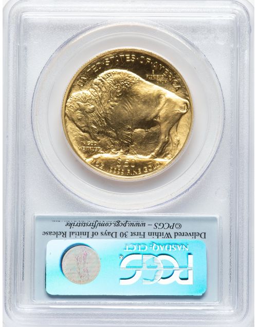 アメリカ 2009年 50ドル バッファロー 1オンス 純金地金金貨 PCGS-MS70 15419688