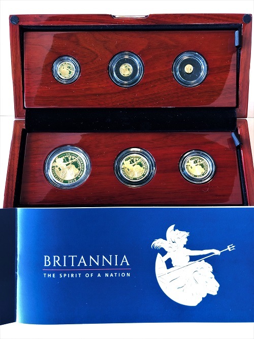 初期ロット超レア】2018 イギリス ブリタニア 5Oz プルーフ 大型