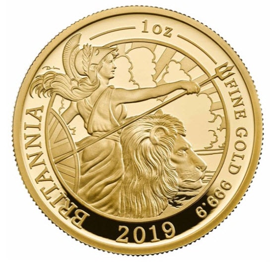 動画あり】グレートブリテン2019年ブリタニア純金プルーフ金貨6枚