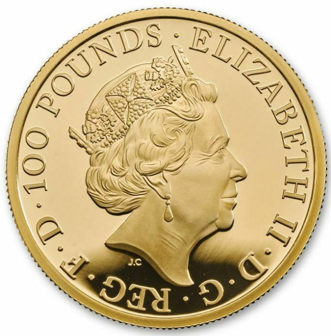 グレートブリテン クイーンズビースト2018年レッドドラゴン100ポンド