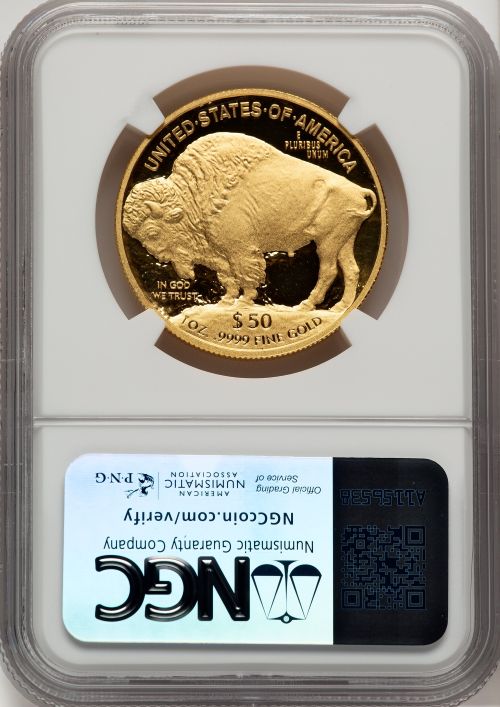 アメリカ 2009年 50ドル バッファロー 1オンス 純金地金金貨 NGC-PF70 UCAM 8523144-011
