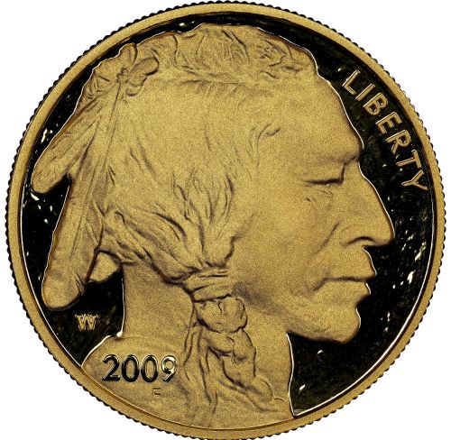 アメリカ 2009年 50ドル バッファロー 1オンス 純金地金金貨 NGC-PF70 UCAM 8523144-011