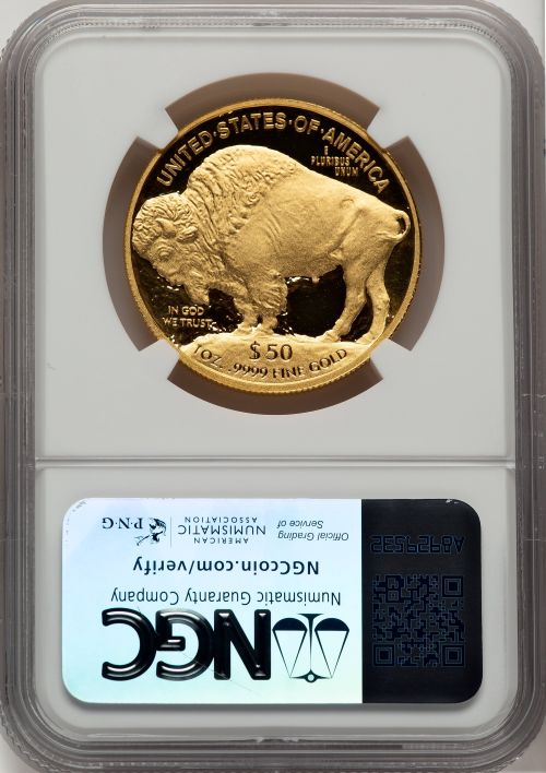 アメリカ 2009年 50ドル バッファロー 1オンス 純金地金金貨 NGC-PF70 UCAM 8523144-008