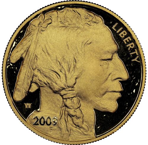 アメリカ 2009年 50ドル バッファロー 1オンス 純金地金金貨 NGC-PF70 UCAM 8523144-008