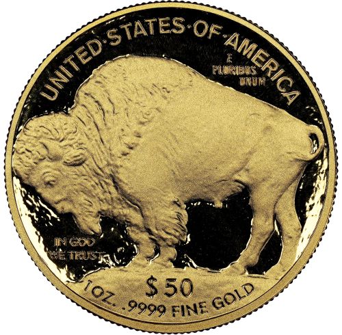 アメリカ 2009年 50ドル バッファロー 1オンス 純金地金金貨 NGC-PF70 UCAM 8523144-008
