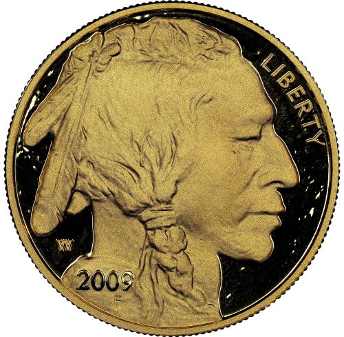 アメリカ 2009年 50ドル バッファロー 1オンス 純金地金金貨 NGC-PF70 UCAM 8523144-009