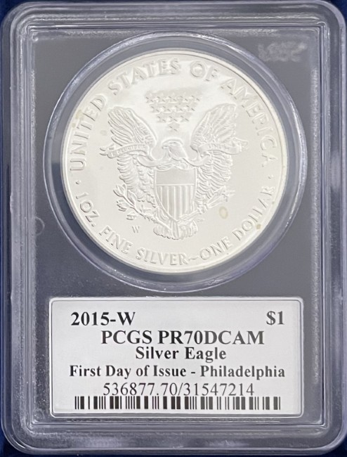 値下】米国2018年 イーグル銀貨 T・クリーブランド サインPR70DCAM 値