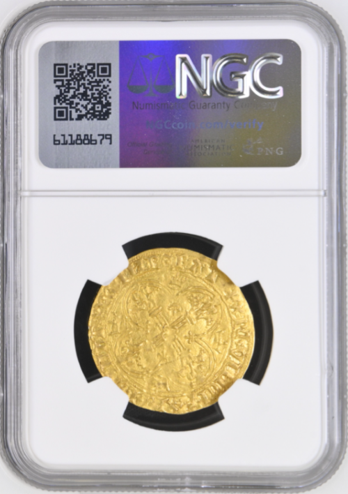 アンティークコイン 1422-61年 フランス シャルル7世 1ロイヤルドール金貨 NGC-MS63