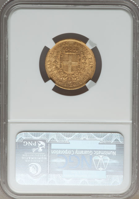1916年 イタリア 2リラ銀貨NGC AU58 クアドリガ アンティークコイン イタリア - ワタナベコイン ネットショップ