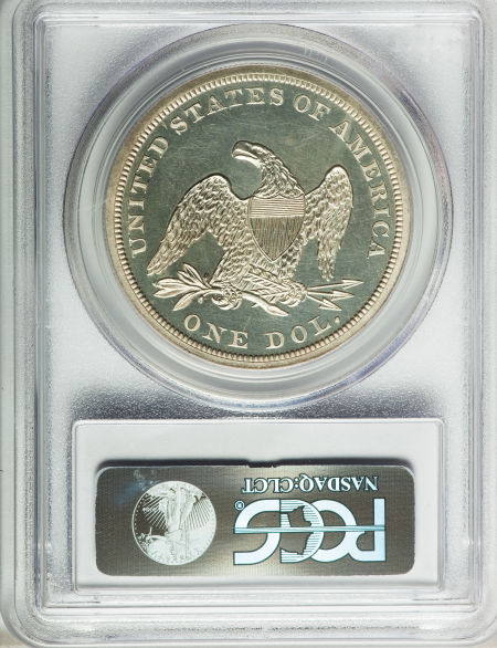 動画あり】リバティ シーテッドダラー1ドル タイプ3 ノー モットー1862