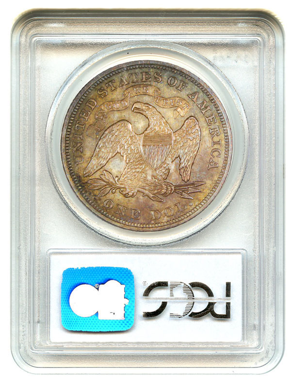 リバティ シーテッドダラー1ドル タイプ4 モットー1872 ＄1 PCGS