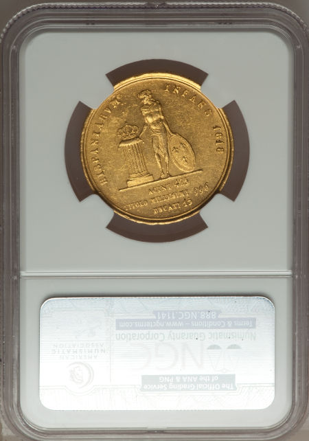 動画あり】イタリア 15ドゥカティ金貨Naples & Sicily. Ferdinand I