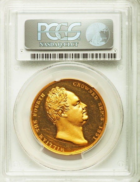 グレートブリテン ウィリアム4世William IV gold Coronation Medal