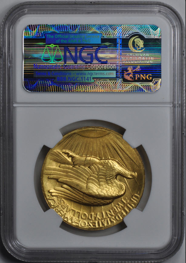 20ドル金貨セントゴーデンズ ハイリリーフ1907 ＄20 NGC PF 67