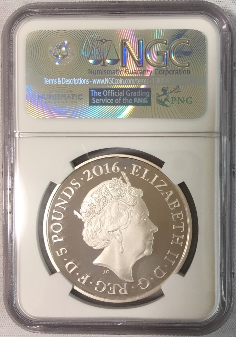 2016年 5ポンド ハー マジェスティー クイーン 90th Birthday NGC PF70 UCAM アーリーリリース