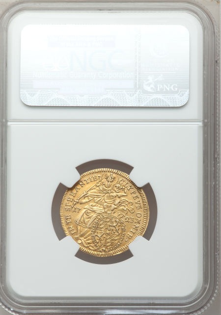 ドイツ Maximilian d'Or Bavaria. Maximilian II gold Maximilian d'Or 1723 AU53 NGC