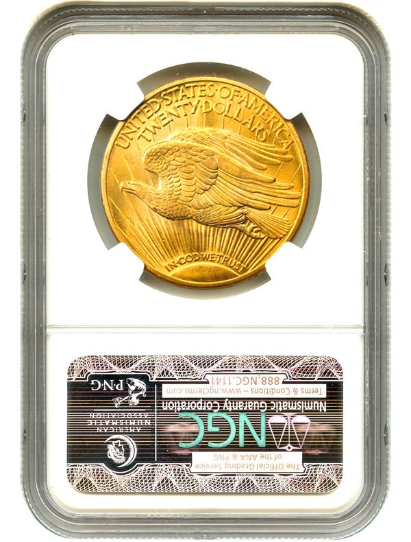 アンティークコイン アメリカ 20ドル金貨セントゴーデンズ 1914 ＄20
