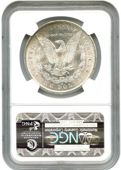 アンティークコイン アメリカ 1ドル モルガン銀貨1881-S ＄1 NGC