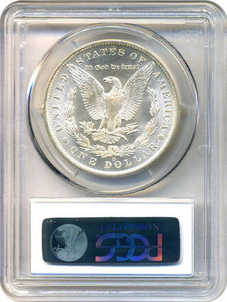 アンティークコイン アメリカ 1ドル モルガン銀貨1885-O ＄1 PCGS MS67