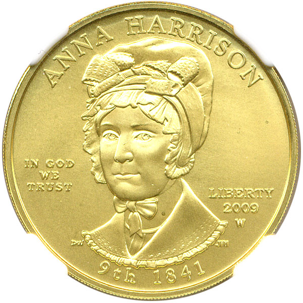 ⑨【ゴールデンダラー】新品未開封 第九代ウィリアム•ヘンリー•ハリソン大統領 2009 D - William Henry Harrison Presidential Golden Dollar