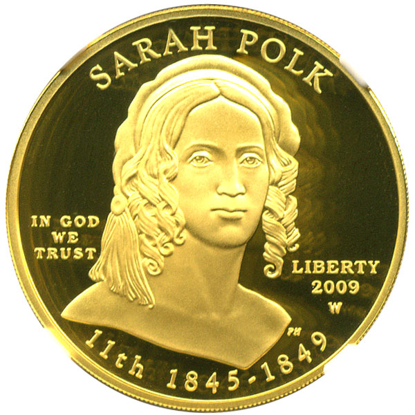 NGC鑑定ファーストスパウズシリーズサラポーク2009-W 10ドル金貨