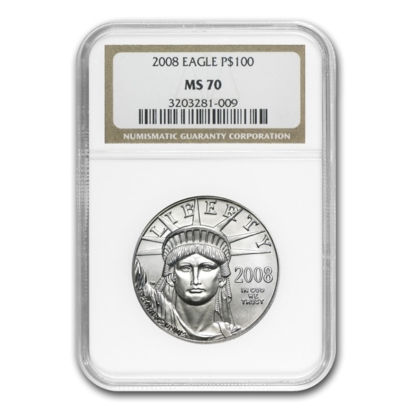 2008 4-Coin プラチナイーグルPlatinum Eagle Set MS-70 NGC(4枚セット)