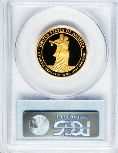 ⑩【ゴールデンダラー】新品未開封 第10代ジョン•タイラー 2009-W 10ドル金貨 ジュリア タイラー$10 PCGS PR70DCAM