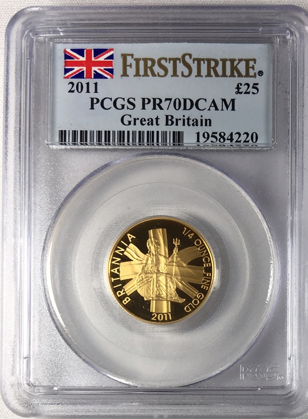 動画あり】プルーフ金貨【4枚セット】 グレートブリテン 2011