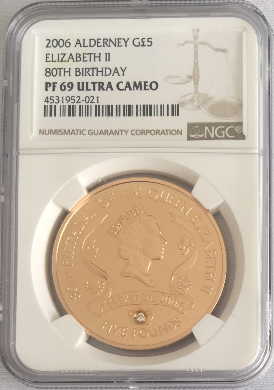 ロイヤルクイーン 動画あり】【ダイヤ入り】2006年グレートブリテン オルダーニ島