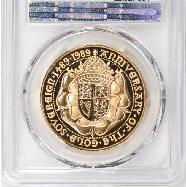 1989年イギリス ソブリン発行500周年2ソブリン PCGS PR70DCAM 1989年イギリス ソブリン発行500周年2ソブリン PCGS PR70DCAM
