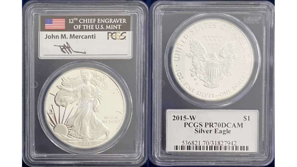 イーグル プルーフ銀貨 2015年 純銀 1オンス 8枚セット イーグル プルーフ銀貨 2015年 純銀 1オンス 8枚セット アメリカ