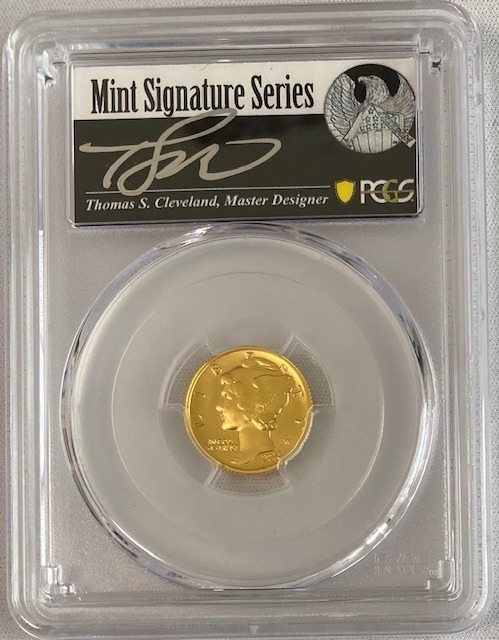 【動画あり】コイン投資スタートパック 100周年2016-W マーキュリーダイム10セント金貨クリーブランド+書籍 超富裕層だけが知る資産防衛の裏技 アンティークコイン投資81067255