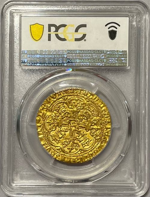 【動画あり】アンティークコイン グレートブリテン ヘンリー5世(1413-22) ゴールドノーブル PCGS-MS62 Mark and Lottie Salton Collection