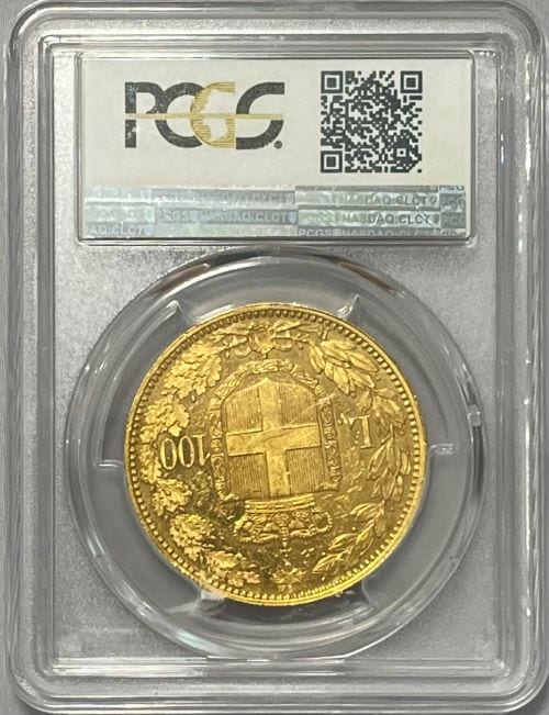 高鑑定 1881R イタリア MS63 20リラ ウンベルト1世 NGC 高鑑定 1881R イタリア MS63 20リラ ウンベルト1世 NGC 高鑑定