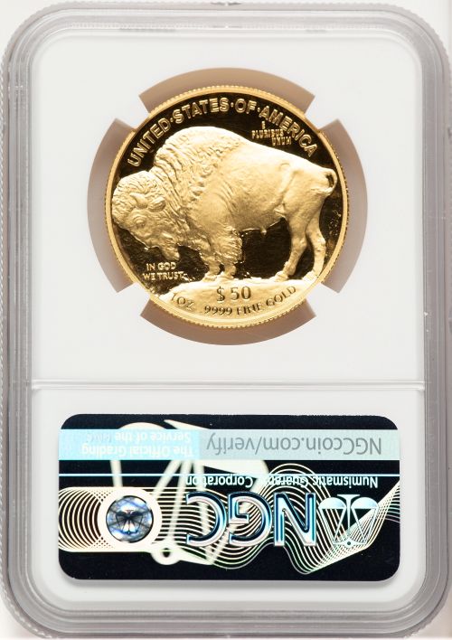 アメリカ 2021年 50ドル バッファロー 1オンス 純金地金金貨 NGC-PF70 UCAM 6317427-039 Edmund C. Moyサイン入り