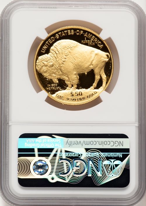 アメリカ 2021年 50ドル バッファロー 1オンス 純金地金金貨 NGC-PF70 UCAM 6257197-064 Edmund C. Moyサイン入り