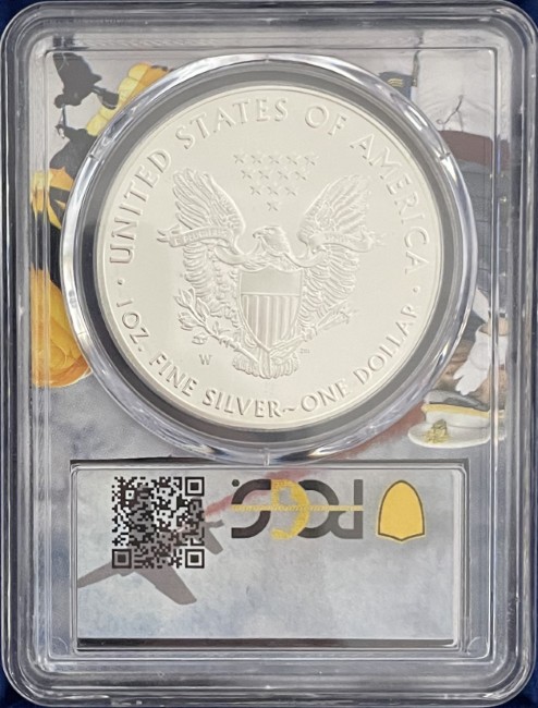 アメリカ 1ドル シルバーイーグル銀貨 2017(2020)-W年 PCGS-PR70 DCAM