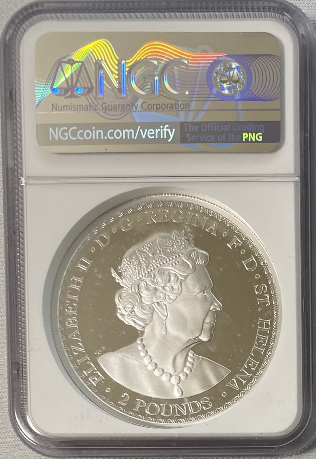 2021年グレートブリテン領セントヘレナ-エリザベス2世ウナとライオン2