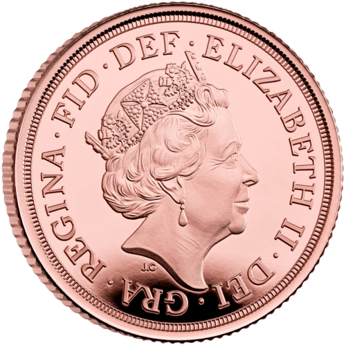 グレートブリテン 2022年 プラチナ・ジュビリー 5ポンド プルーフ金貨