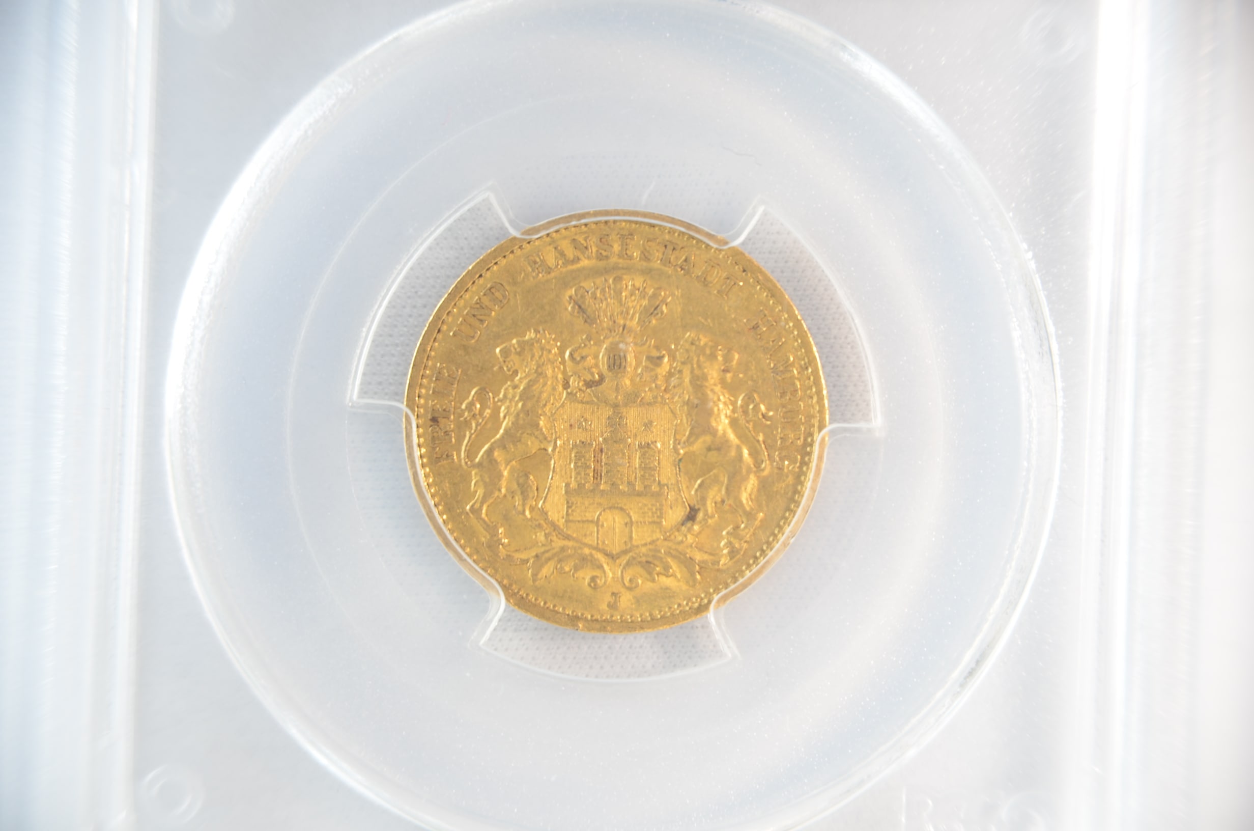 ドイツ 自由ハンザ都市ハンブルク 20マルク金貨 1899年【NGC AU D】 ドイツ 自由ハンザ都市ハンブルク 20マルク金貨 1899年【NGC AU