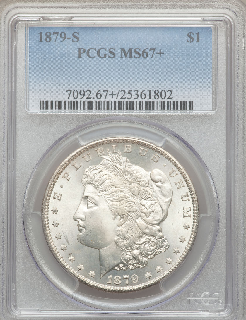 アンティークコイン アメリカ 1ドル モルガン銀貨1879-S ＄1