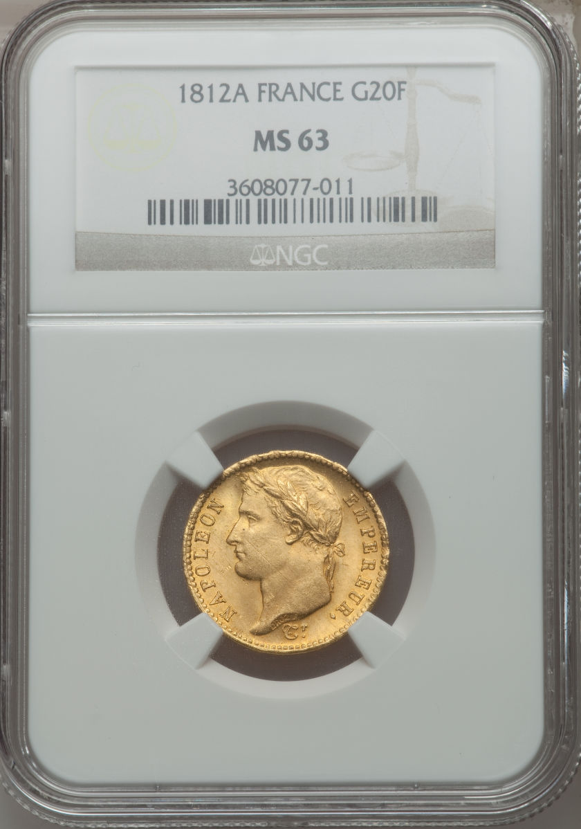 動画あり】フランス20フラン金貨 エンペラー ナポレオン