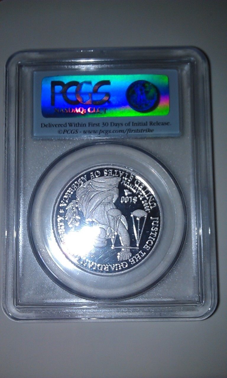 アメリカ 2010 イーグル銀貨 PCGS鑑定MS70 Certified