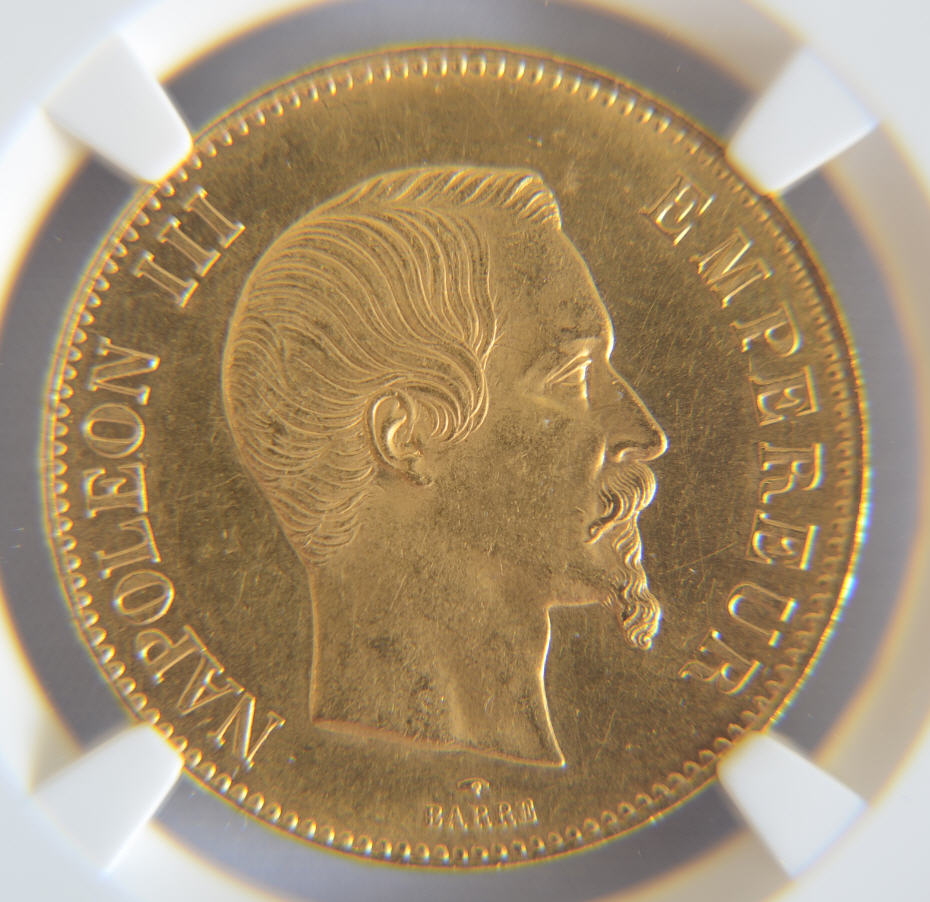 動画あり】アンティークコイン_フランス金貨_エンペラー_ナポレオンIII 1855-A年100フラン NGC UNC DETAILS | アンティーク コイン 欧州 英国・フランス・ドイツその他 | | アンティークコイン金貨専門のゴールドコイン,