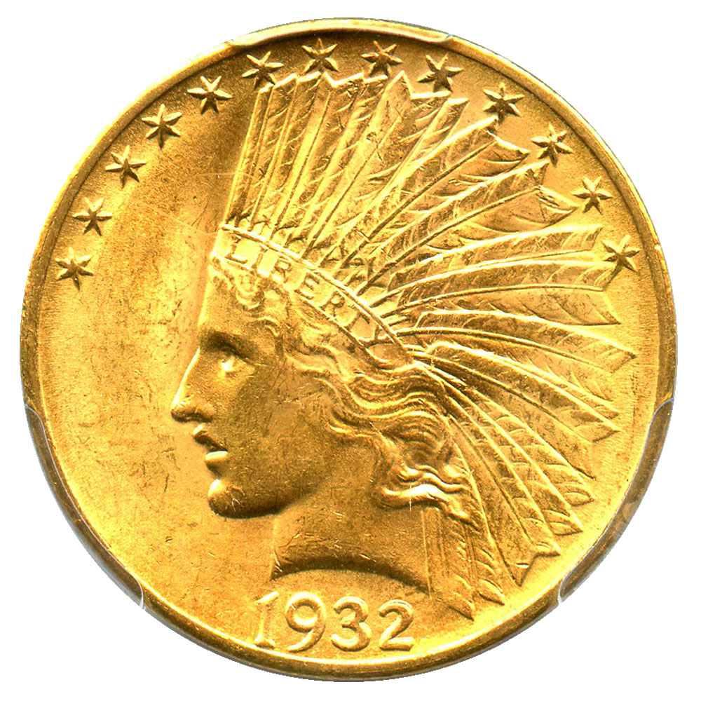 アメリカ 10ドル 金貨 1932 PCGS MS63 インディアンヘッド アメリカ 10ドル 金貨 1932 PCGS MS63 インディアンヘッド