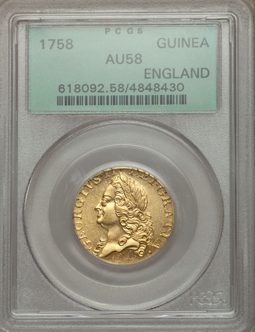 動画あり グレートブリテン1ギニー金貨george Ii Gold Guinea 1758 Au58 Pcgs 動画あり グレートブリテン1ギニー金貨george Ii Gold Guinea 1758 Au58 Pcgs