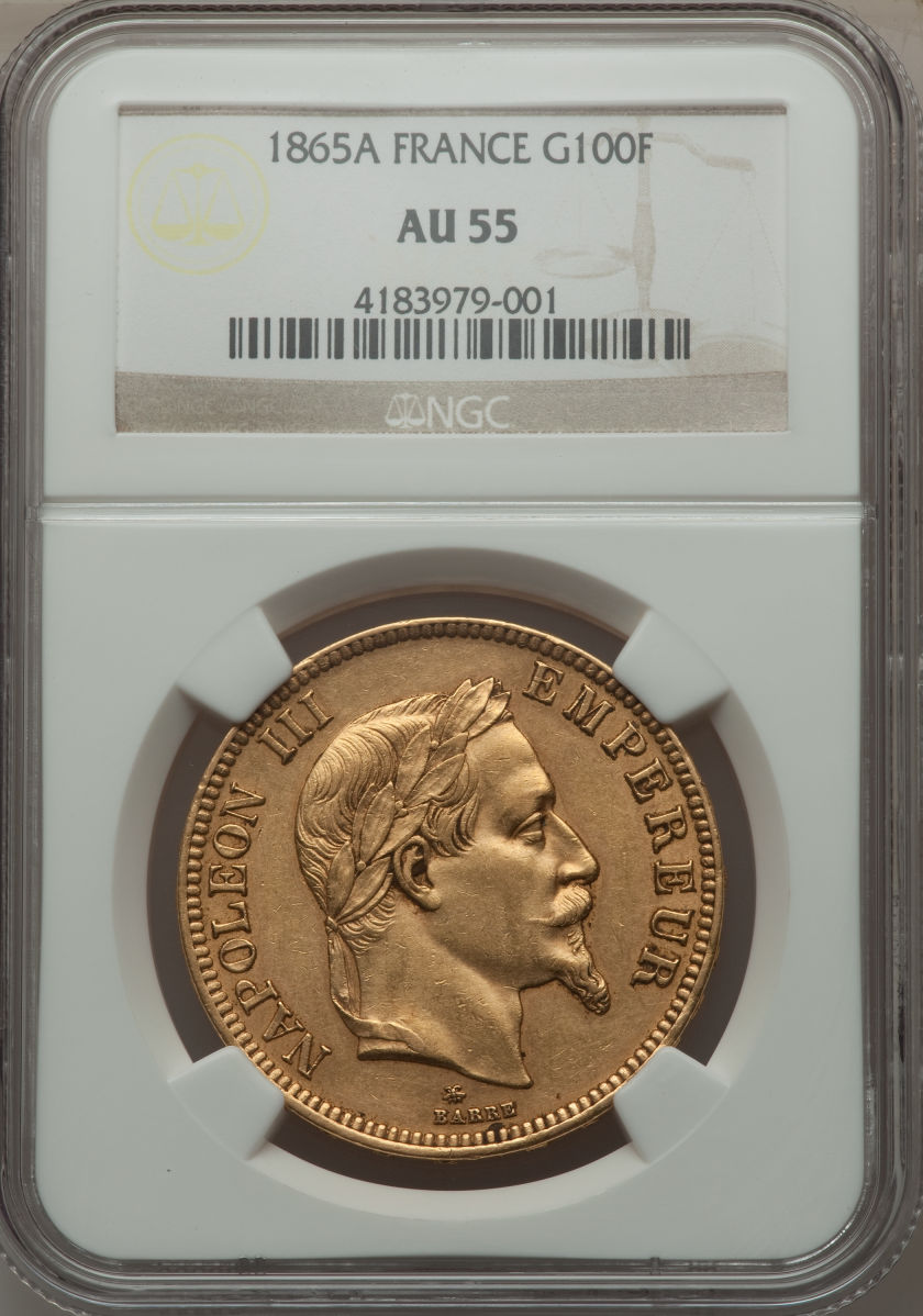 動画あり】フランス100フラン金貨 エンペラー ナポレオン III
